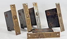 Russwin Mortise Lock Door Hardware antique Victorian brass and iron