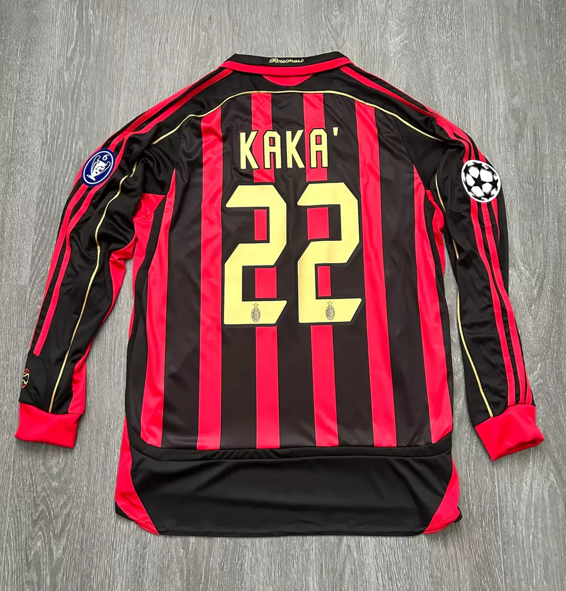 AC Milan Away 06 07 Season Retro Long Sleeve Jersey.