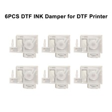 6pcs DTF Ink Dampers For EPSON R1390 L800 DX5 A3 DTF Printer White