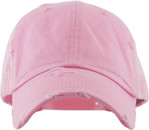 Vintage Distressed Mesh Back Dad Hat Baseball Cap Unconstructed - Imagen 51 de 115