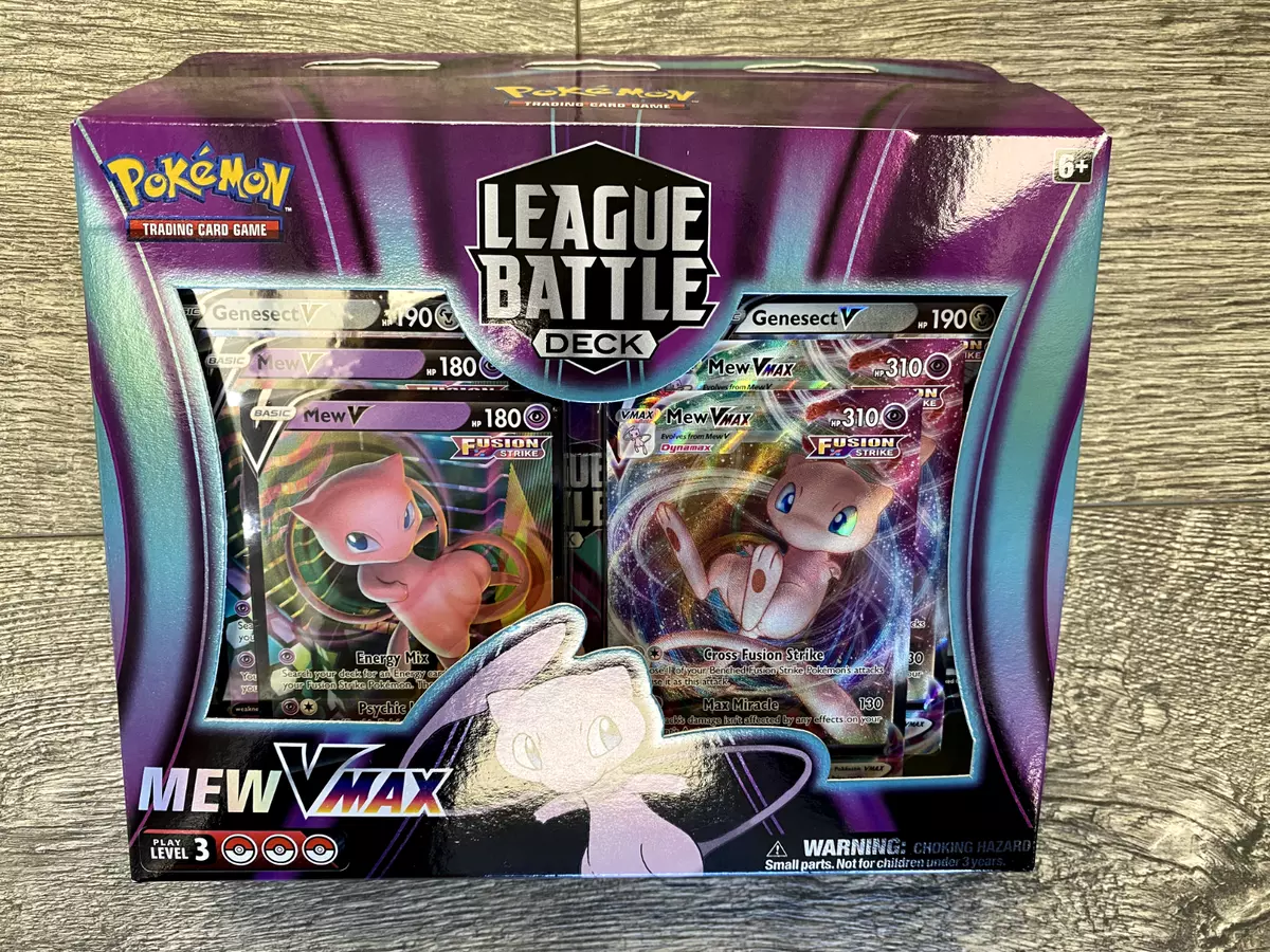  Pokemon TCG: Mew VMAX League Battle Deck : Toys & Games