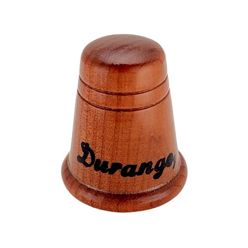 Brown Wooden Thimble Durango Colorado Vintage