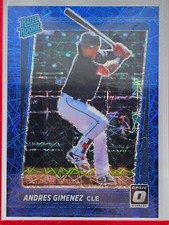 2021 Panini Donruss Optic Baseball Andres Gimenez Blue Velocity Prizm /99 RR
