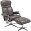 hanover hlc0209 paterson swivel lounge chair with ottoman,dark gray