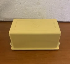 TUPPERWARE Harvest Gold Butter Dish Keeper -639-9/639-10🔥👀VINTAGE/FAST SHIP