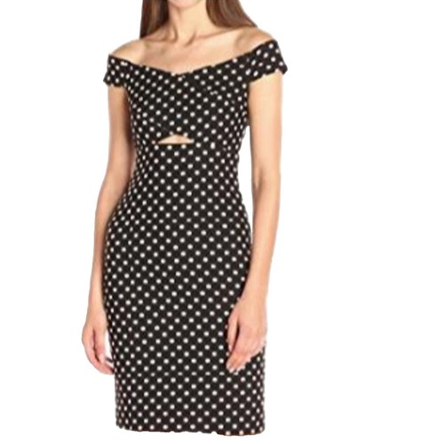 nicole miller brown polka dot dress Dalia Maxi Dress, in Chocolate Brown Polka Dot, Size: XL | Show Me Your Mumu main image 1