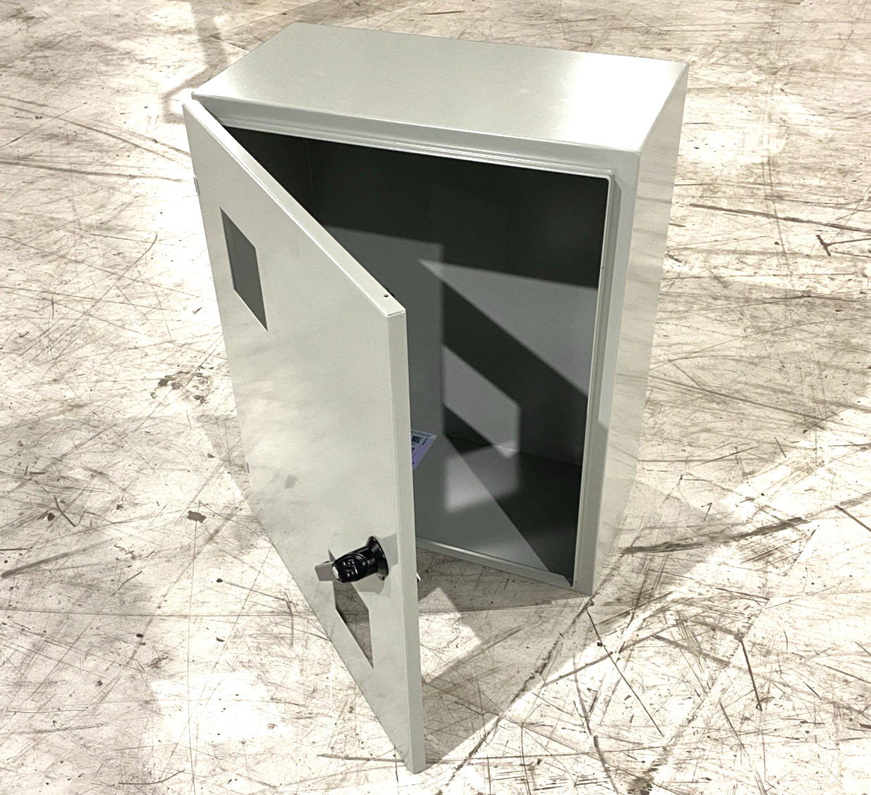 Saginaw Control EDG2-30EL2412LPPL Custom 2-Window Enclosure, 30" x 24" x 12"