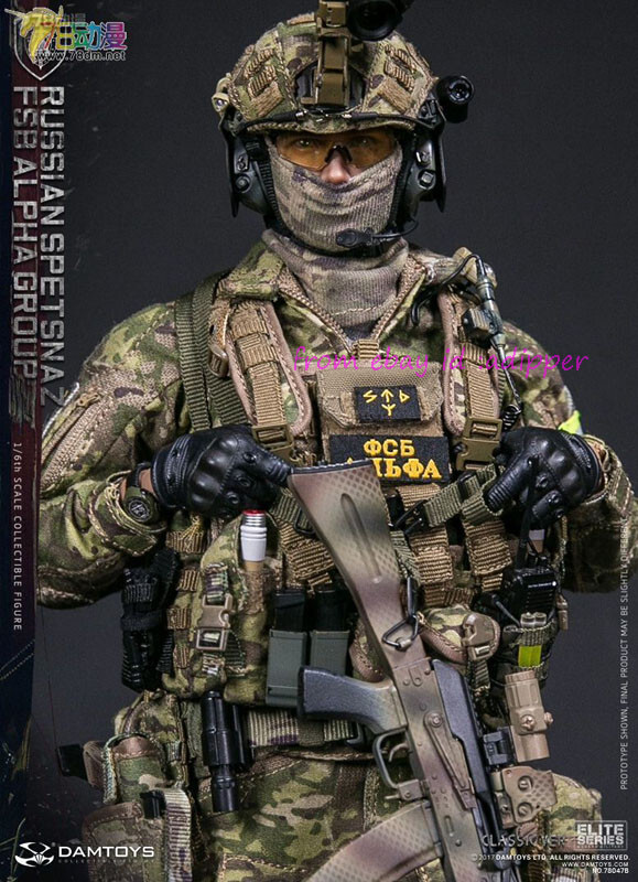 Damtoys 1/6 Dam78047b Russian Spetsnaz Fsb Alpha Group Classic Ver