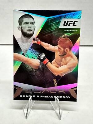 2021 Panini Chronicles Black UFC Card #106 Khabib Nurmagomedov MMA