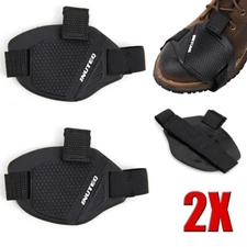 2x Motorcycle Shoe Boot Protector Shift Guard Cover Protective Gear Shifter Pads