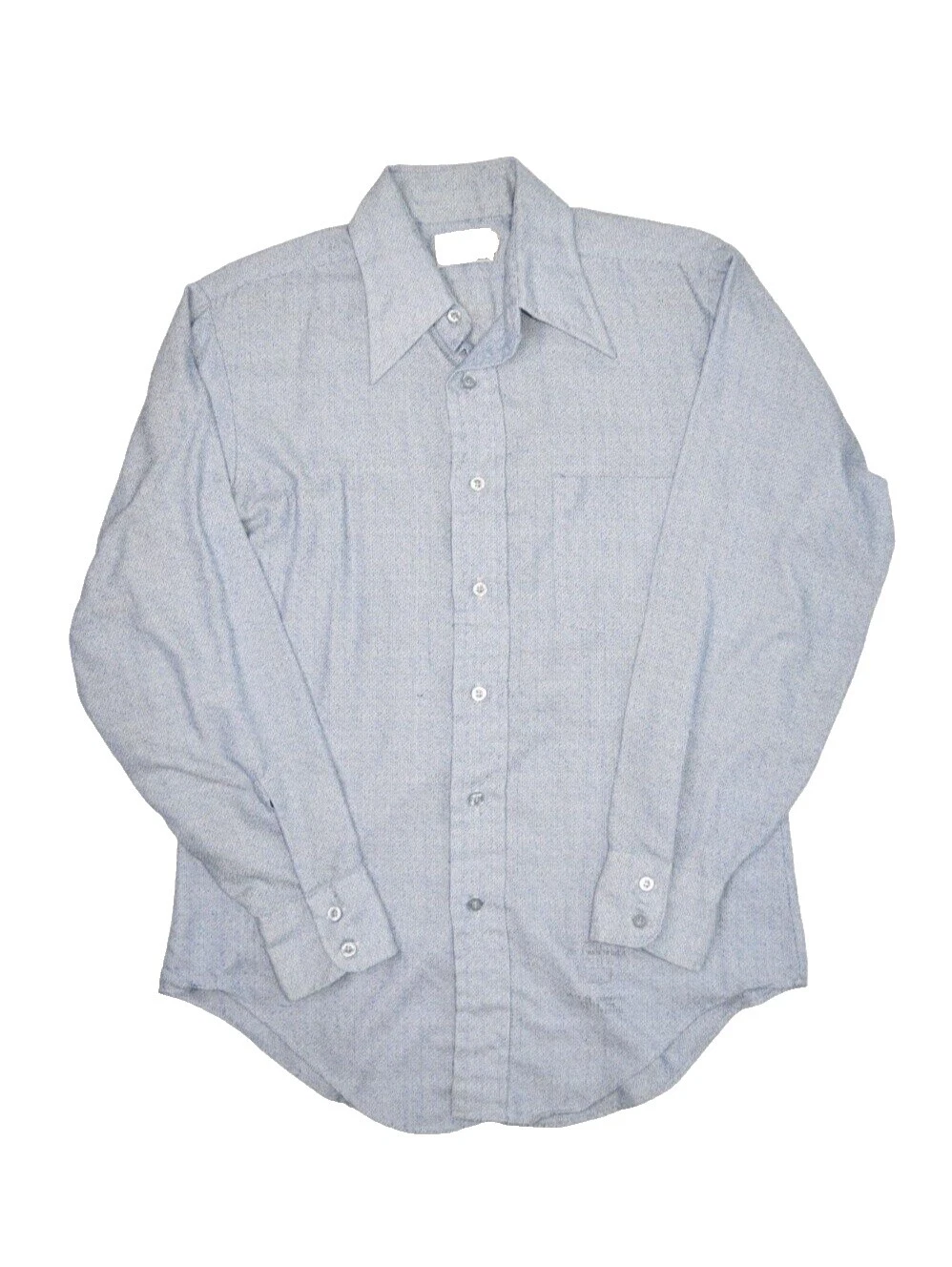 Long Sleeve 1980s Vintage Casual Shirts for Men