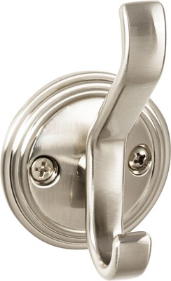 Top Knobs TK1061BSN Reeded Hook 3 1/8'' Brushed Satin Nickel