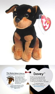doberman beanie baby
