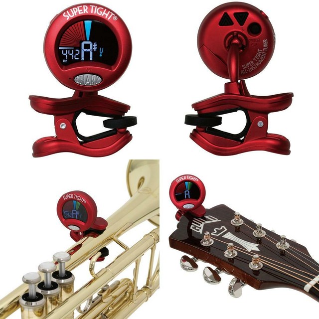 Snark ST2 All Instrument ClipOn Chromatic Tuner Red eBay
