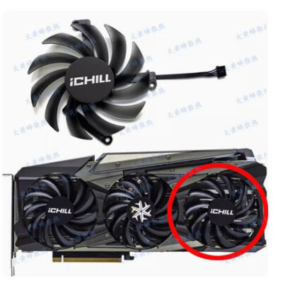 Graphics Card Fan For INNO3D RTX3070ti 3070 3060ti 3060 ICHILL X3X4 Ice Dragon #