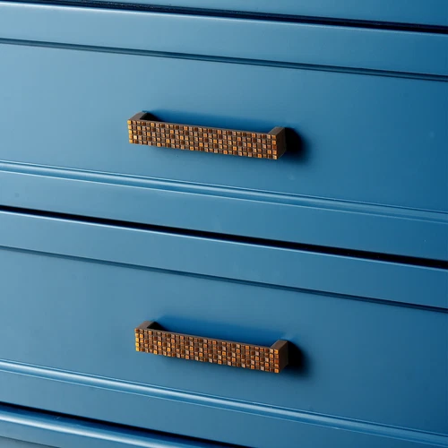 Squaqre Mosaic Cabinet Pull Knobs Kitchen Cabinet Handles Drawer Pulls Knobs - Bild 8 von 11