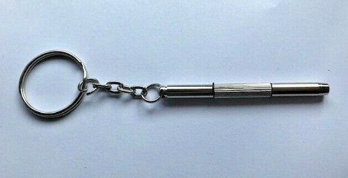 Mini 3-in-1 Keychain Screwdriver Tool Kit - Glasses/Mobile/Watch - Picture 3 of 9