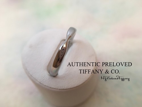 Excellent Authentic Tiffany & Co. Harmony Platinum Wedding Band Ring Size 7 - Bild 5 von 8