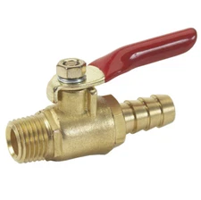 Latest Rage 201210 Fuel Shut Off Valve 1/4" Barb Hose X 1/4" NPT