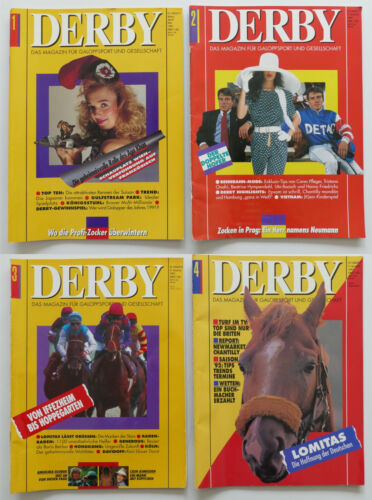 DERBY Das Magazin für Galoppsport und Gesellschaft 1991 kompletter Jahrgang - Bild 1 von 5