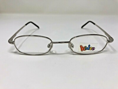Kidco Eyeglasses Frame 6 Silver 43-20-135 Adult Metal Full Rim DD68
