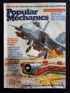 VINTAGE POPULAR MECHANICS SEPTEMBER 1981  AIR  CUSHION-LAUNCH JET FIGHTERS