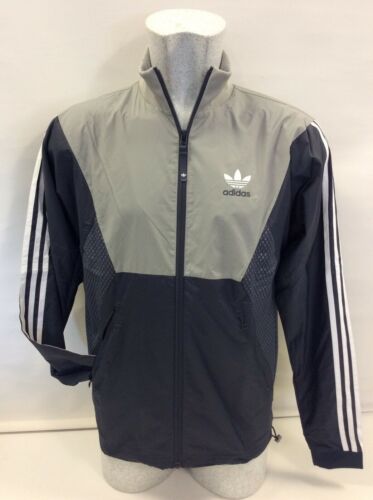 ponerse nervioso Tienda atractivo Adidas con cremallera completa para hombre chándal chaqueta impermeable  pequeña 4056563652626 | eBay