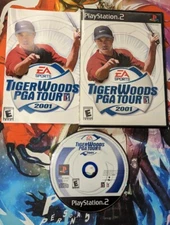 Tiger Woods PGA Tour 2001 Sony PS2 PlayStation 2 - Complete CIB Tested Working 