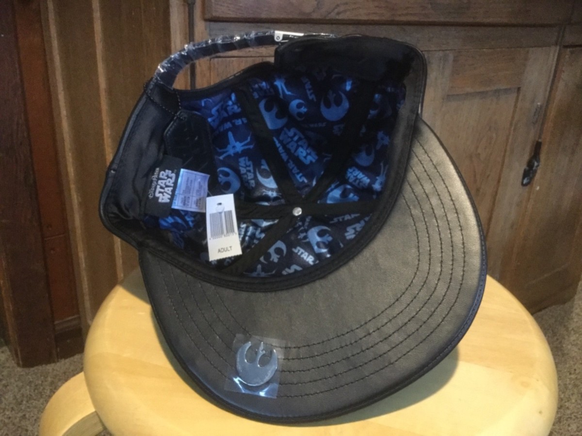 One Limited Edition Disney Parks Star Wars Leather Hat ?????? | New Era Darth Maul leather fitted cap to  main image 2