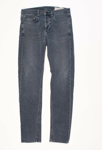 Slim Leg Denim Jeans In Minna Blue 