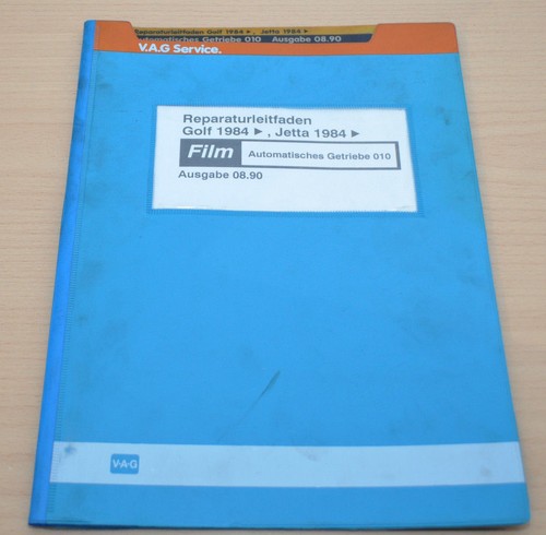 VW Golf 2 ab 1984 Jetta ab 1984 Automatisches Getriebe 010 WHB Mikrofiche