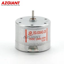 1 pc 530 DC Motor Recorder Motor EG-530AD-2B ccw 12V 2400RPM Micro Motor