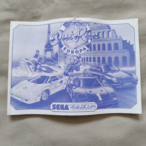 Outrun Europa Sega Master System Game *Boxed* - Picture 4 of 7