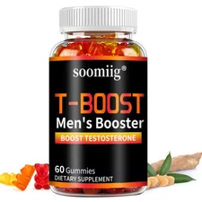 T-Boost Men's Booster Gummies - Increased Blood Flow, Improved Performance