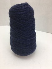 100 Wool Yarn Cone Navy 7 ounces