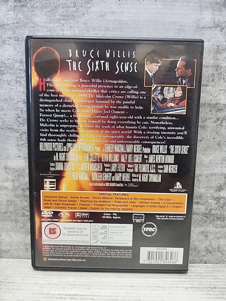 The Sixth Sense [DVD] [1999] Region 2 - Image 2 of 2