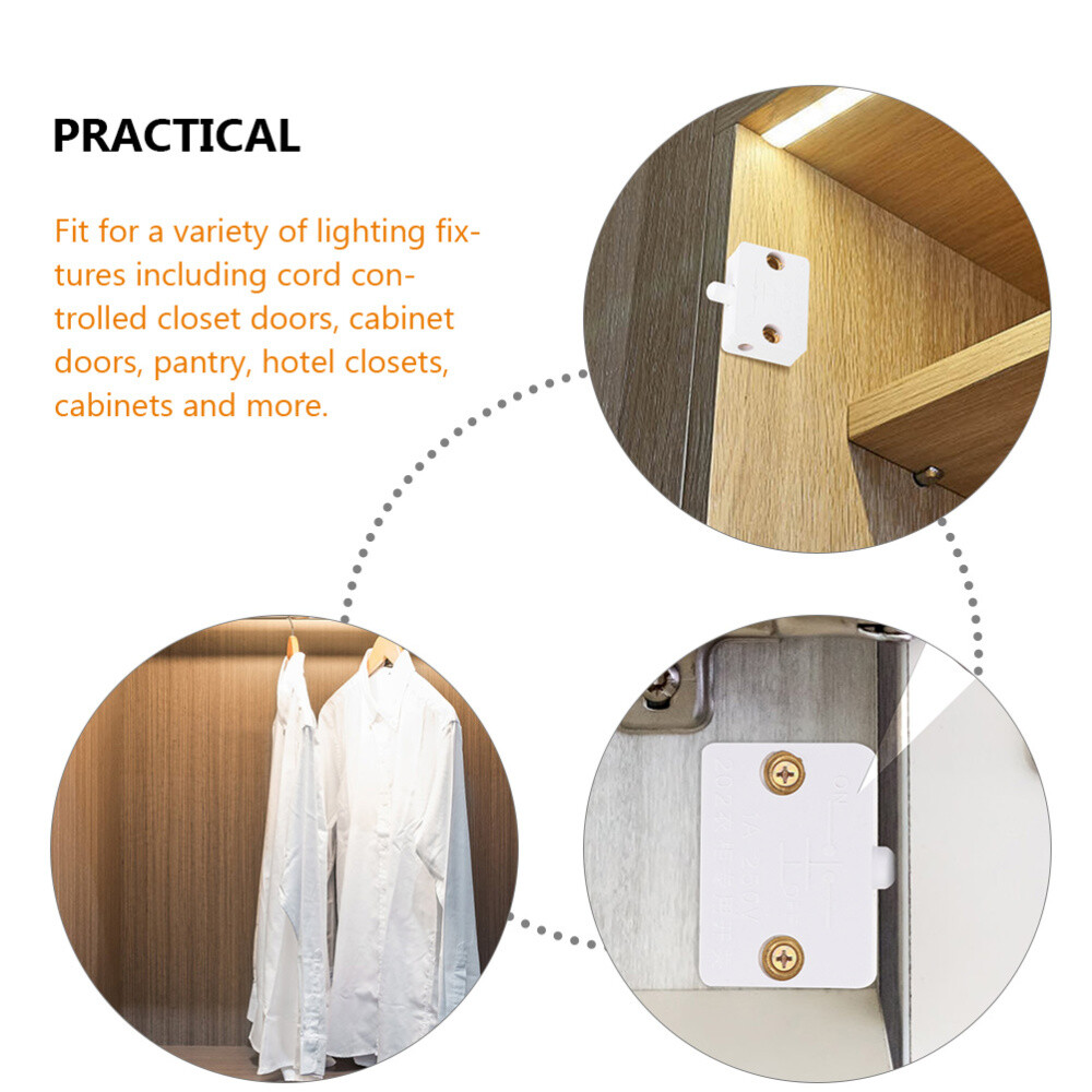 5pcs door activated light Door Switch Wardrobe Light On Off Switch For