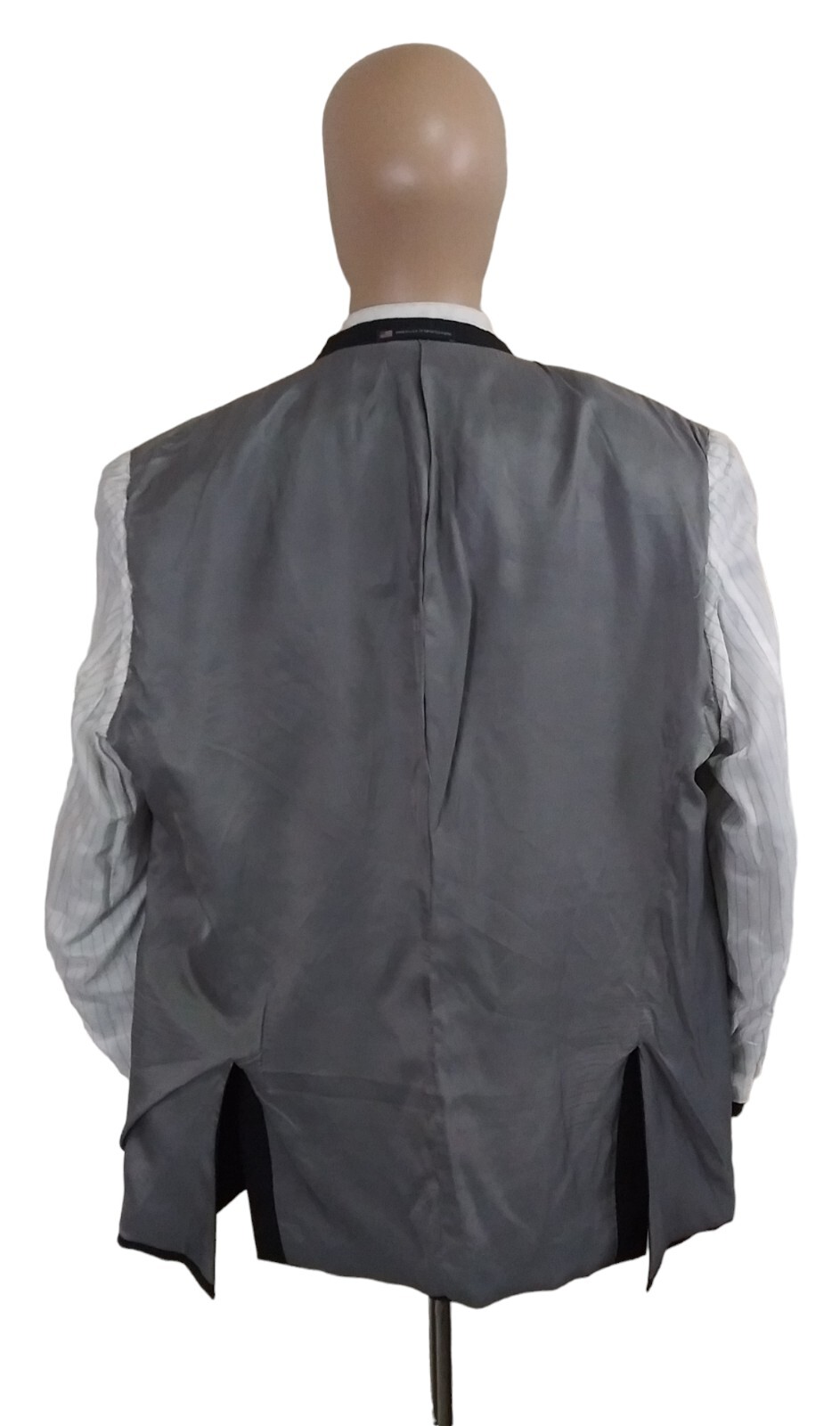 RECENT Hart Schaffner Marx Two Button Solid Charc… - image 7