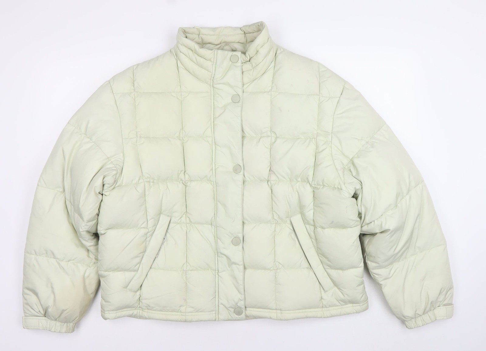 Chaqueta acolchada de invierno C&A para mujer color marfil talla 18-20