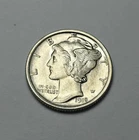 New Listing1918 Mercury Dime 10c Silver US Coin High Grade Full Bands FB