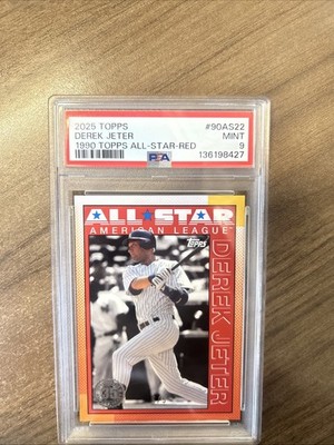 2025 Topps Derek Jeter All Star Red 5/5 MINT