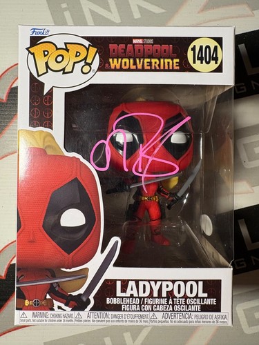 Blake Lively Signed Ladypool Funko Pop! Autograph ACOA  - Marvel Deadpool