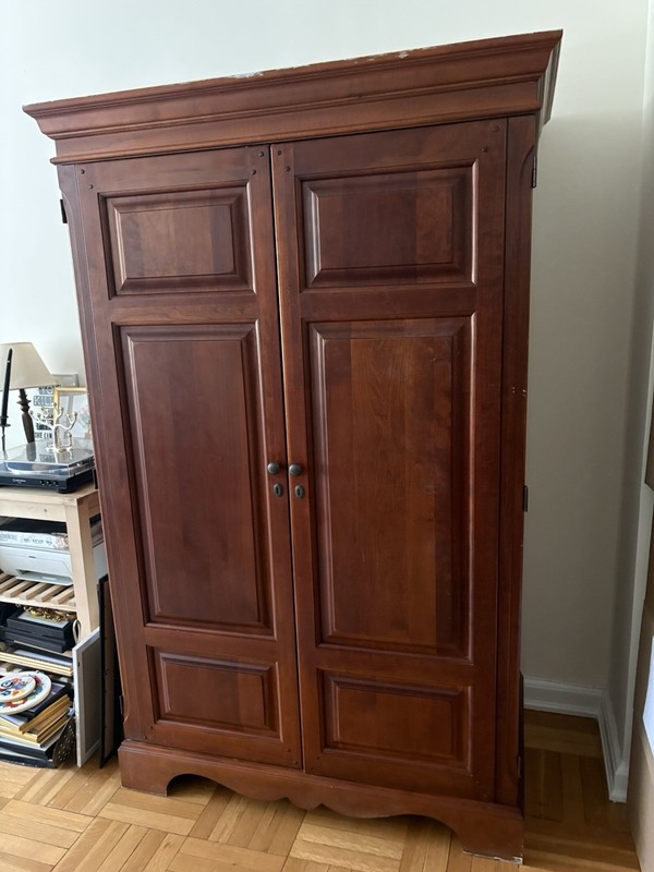 Wooden Bar Cabinet With Murphy Desk