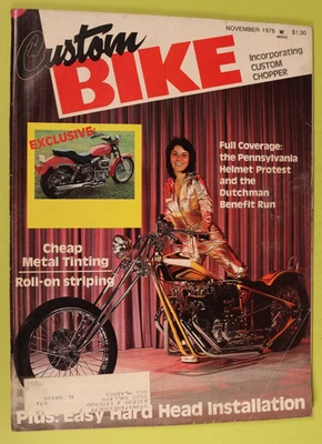 Custom Bike November 1976 Vintage High-Performance Custom Motorcycle Magazine - Image 1 of 4