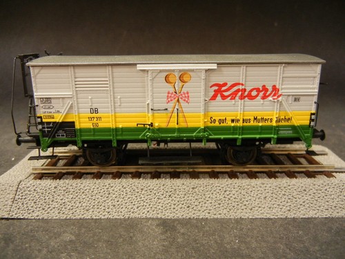 Brawa 49732  Gedeckter Güterwagen G10 "Knorr" DB Ep.3 | Zustand: Gebraucht