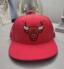NBA CHICAGO BULLS HAT RED YOUTH SNAPBACK CAP
