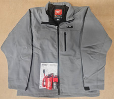 Milwaukee M12 HEXON Toughshell Gray Heated Jacket Size: XL Model M100G-21XL