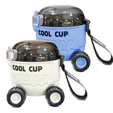 Mars Rover Water Bottle 550ml Kids Cartoon Leak-Proof Daily Supplies With Straw