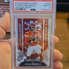 2023 Panini Rookies & Stars Crusade White Prizm Patrick Mahomes II #CR-15 PSA 10