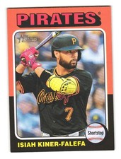 2024 Topps Heritage #582 ISIAH KINER-FALEFA Pittsburgh Pirates